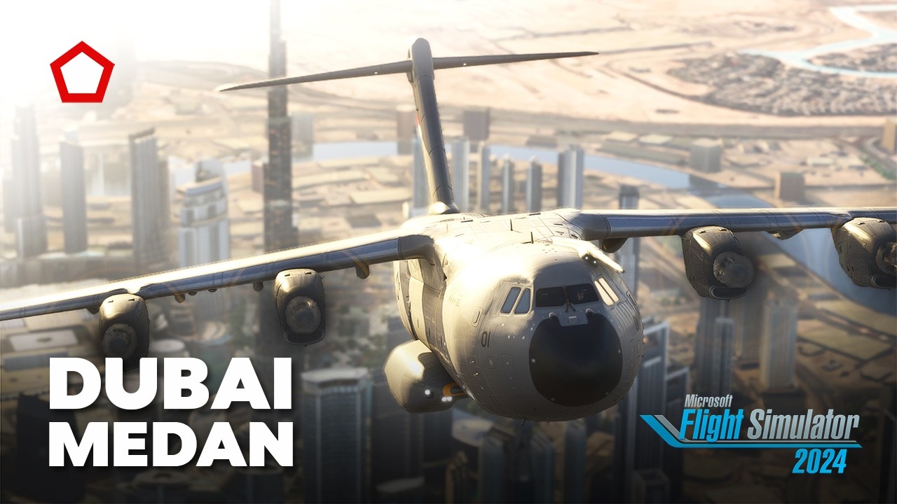 Mengantar Pesawat Baru TNI AU Airbus A400M dari Dubai ke Indonesia I LEG II