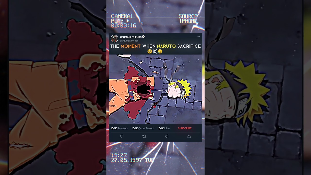🥺 NARUTO DEATH SCENE 🥲...