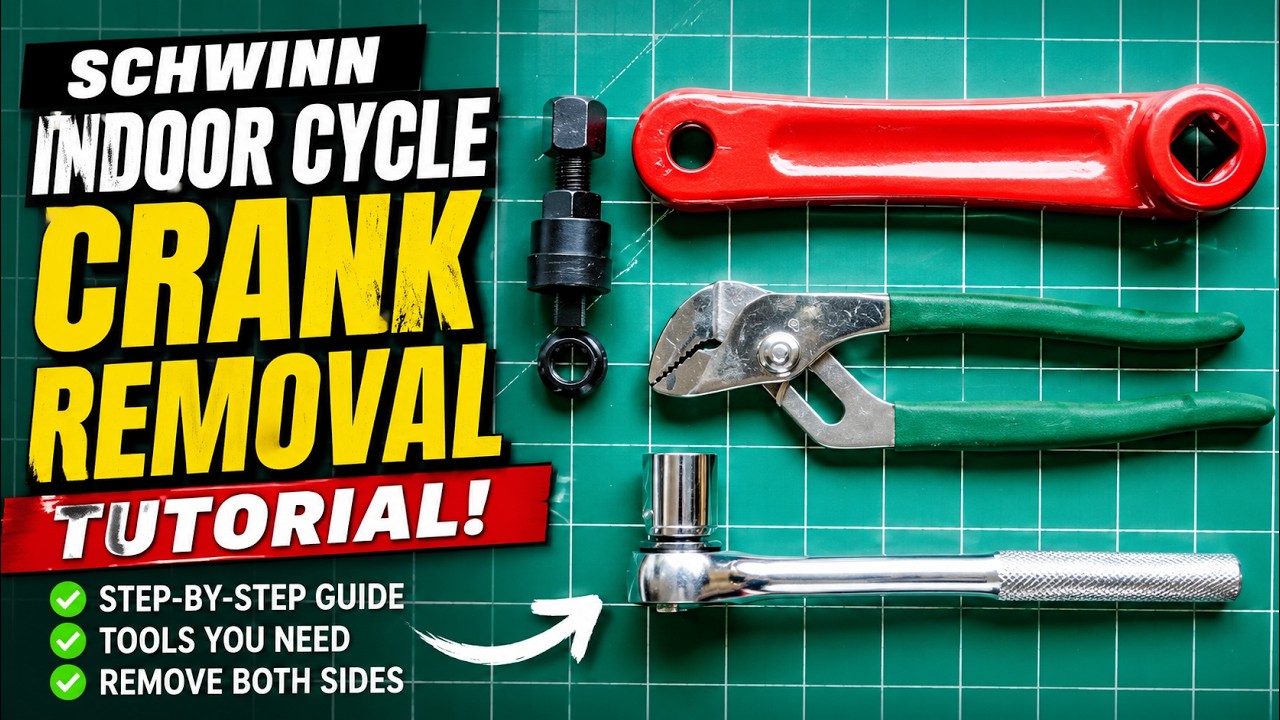 Schwinn Indoor Cycle Crank Removal Tutorial