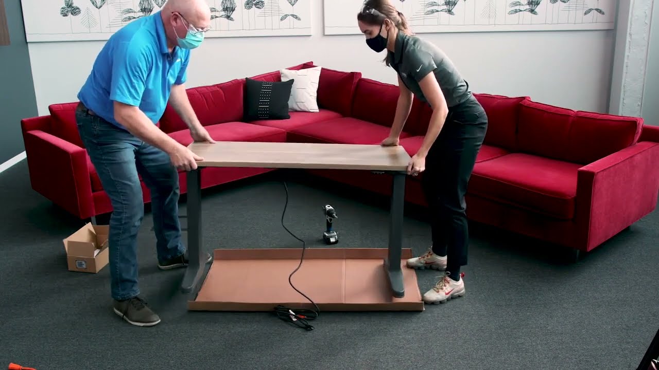 Steelcase Ology Height Adjustable Desk - Assembly