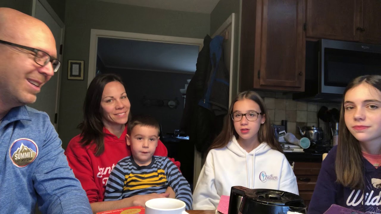 Family devotional time 3/20/20
