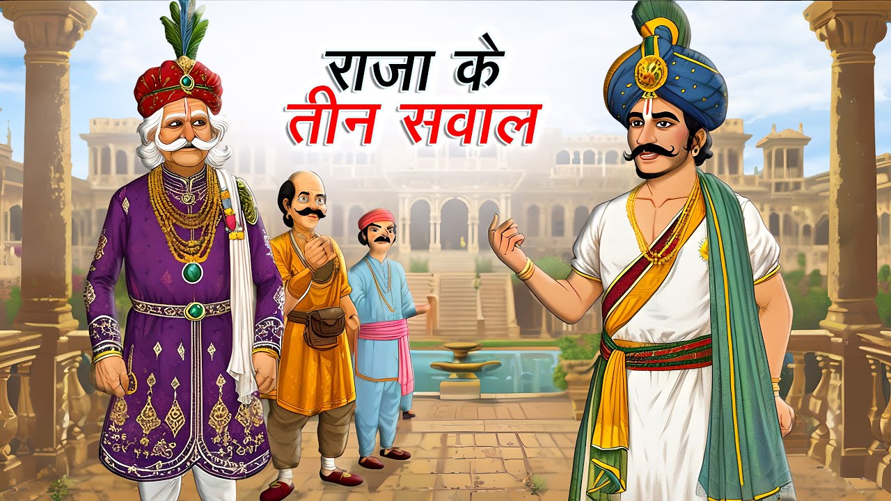 राजा के तीन सवाल | RAJA KE TEEN SAWAL | HINDI KAHANIYA | HINDI STORIES