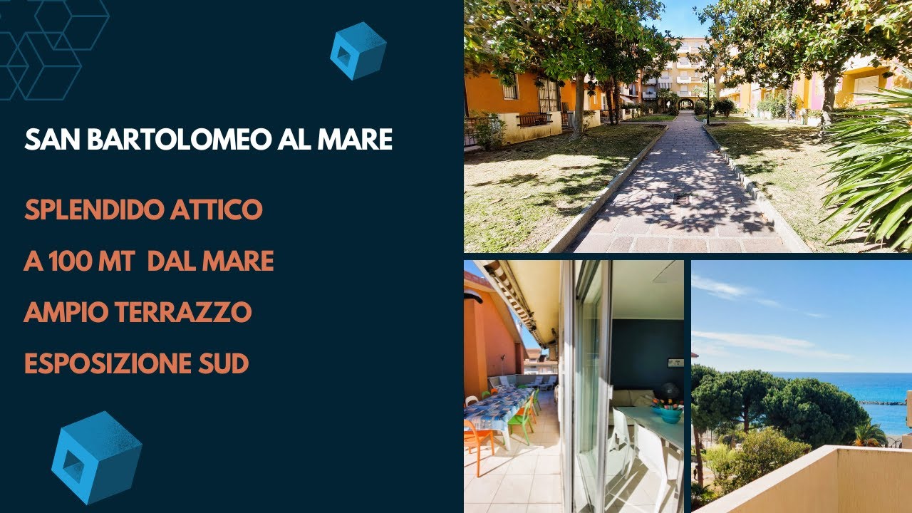 San Bartolomeo al Mare - Bellissimo attico a 100 mt dal mare.