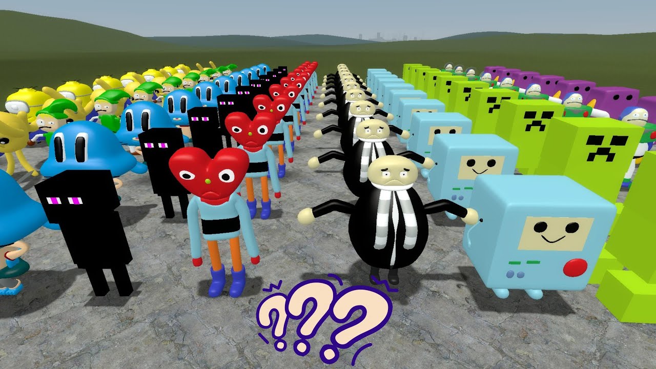 WHICH 3D SANIC CLONES MEMES ARMY IS THE BEST ?? in Garry's Mod