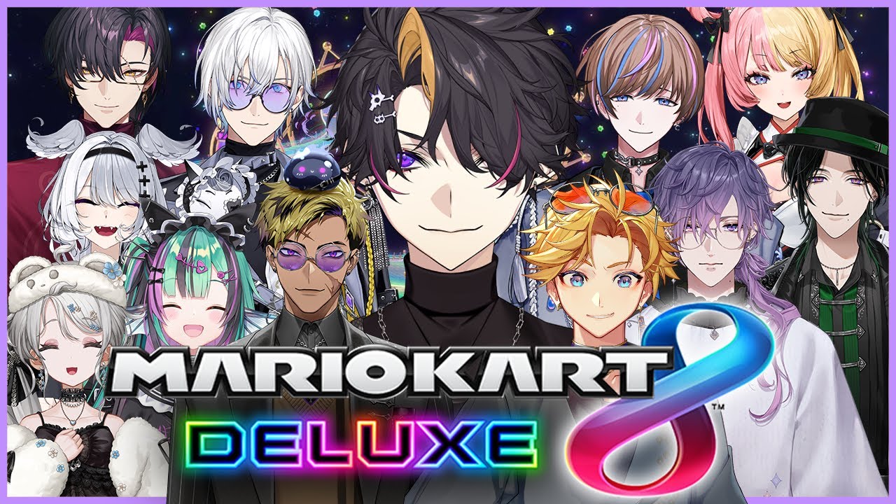 MARIO KART 8 DELUXE NIJI EN FULL LOBBY (Shu POV)