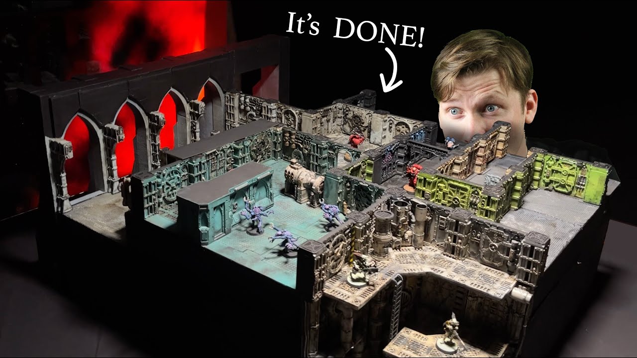 Making the coolest Warhammer table ever | Kill Team Gallowdark Table pt  3