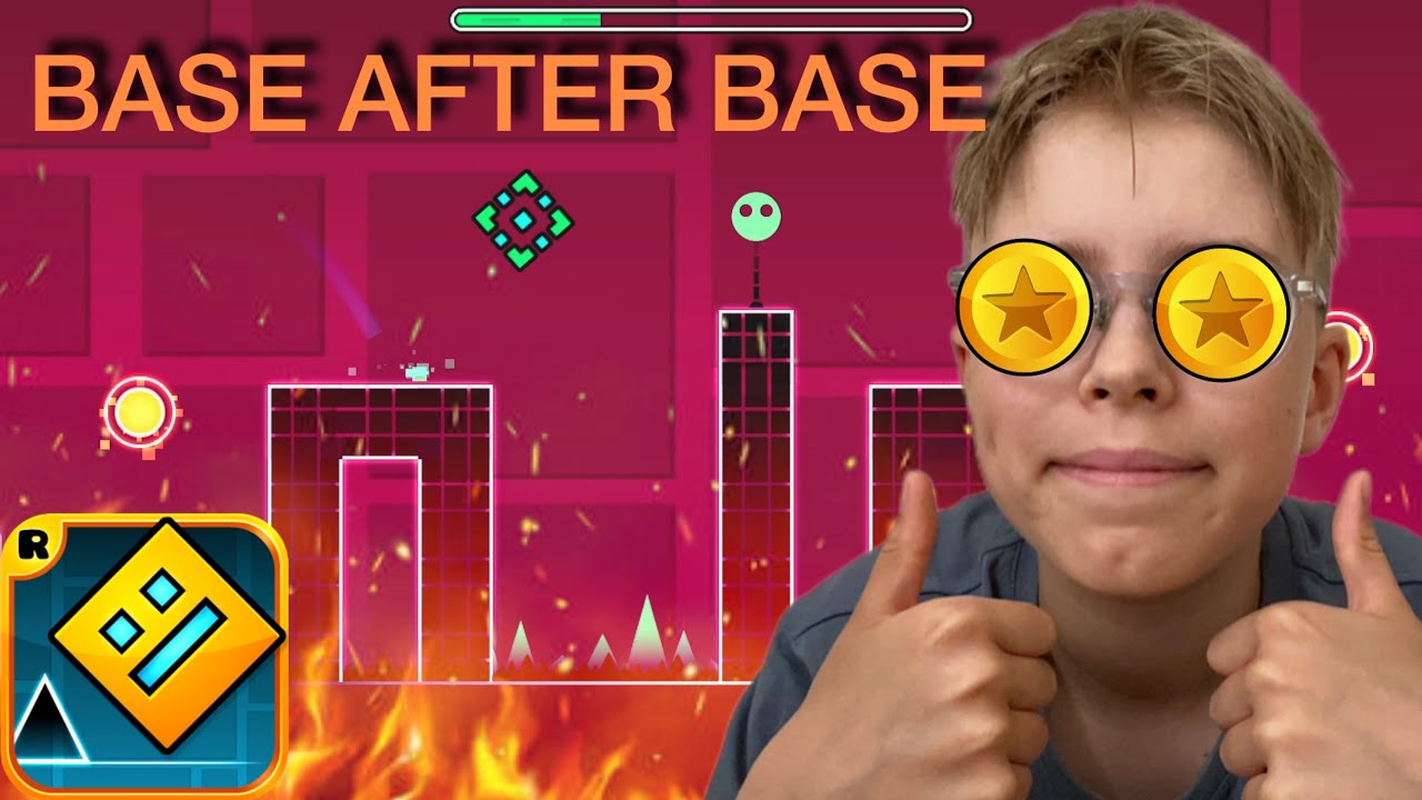 Base Afrer Base kolikoiden kera🪙|Geometry Dash|