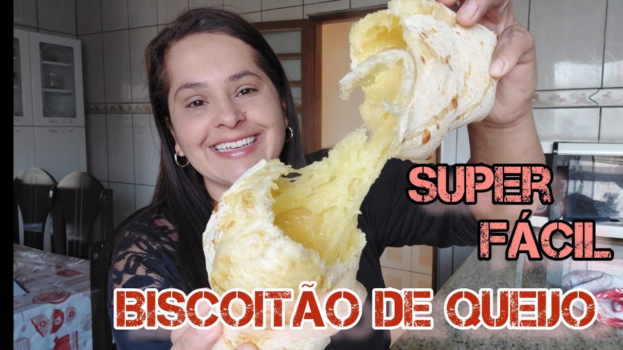 Receita do biscoitão de queijo/A MELHOR RECEITA/ensinando passo a passo/tirando as dúvidas do forno