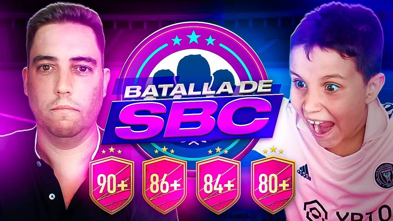 EPICA BATALLA DE SBC'S !! SALE ICONO TOTY EN ESTE MINIKIKI VS KIKIFUTFIFA EN FIFA 23 !!