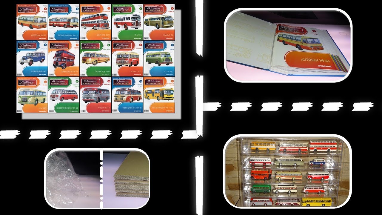 Deagostini - Kultowe Autobusy PRLu - Numery/Modele 1-15 - Prezentacja - 1. segregator