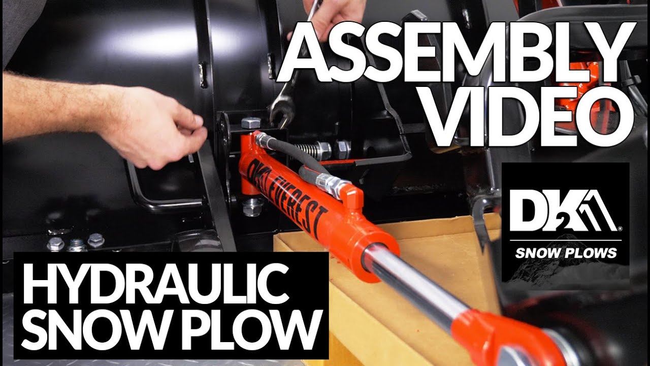 DK2 Snowplows | EVEREST Custom-Mounted Hydraulic Snowplow | Assembly