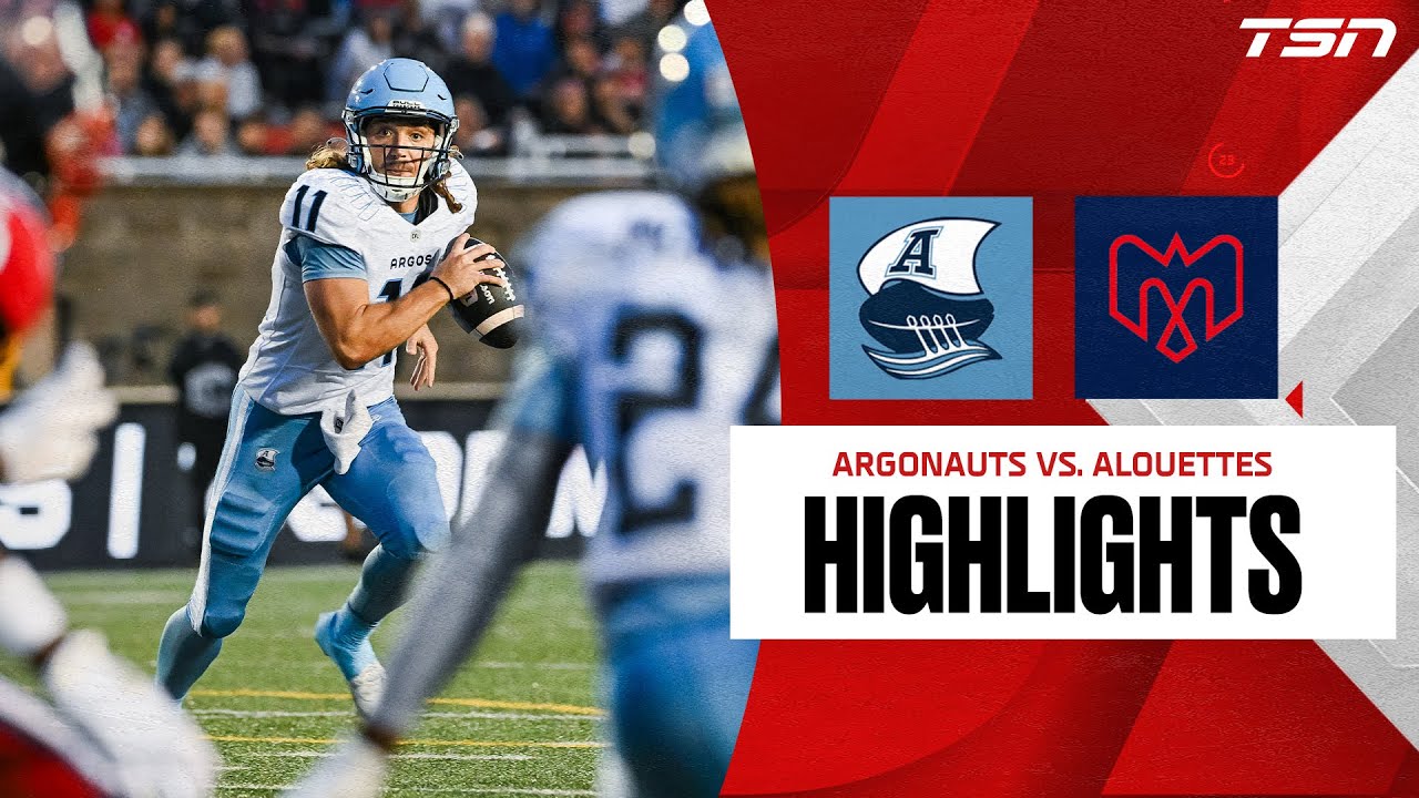 Argonauts vs. Alouettes HIGHLIGHTS | CFL Week 6