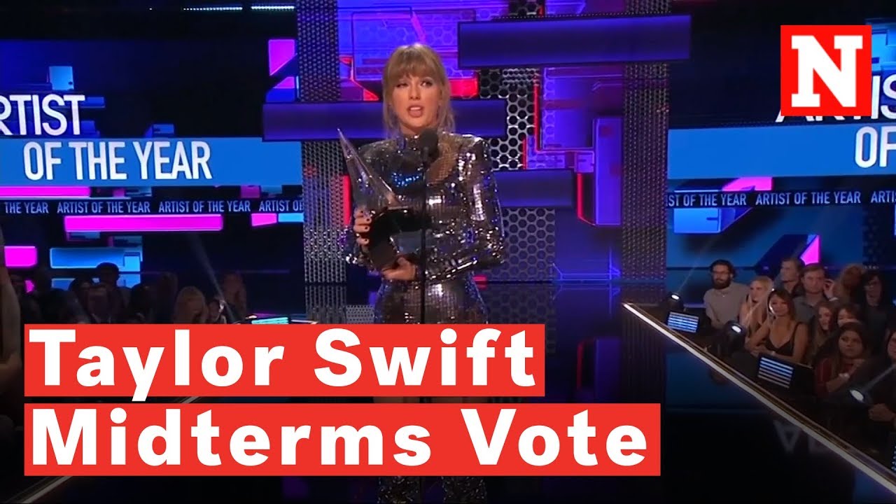 Taylor Swift Urges People To Vote During AMA Acceptance Speech