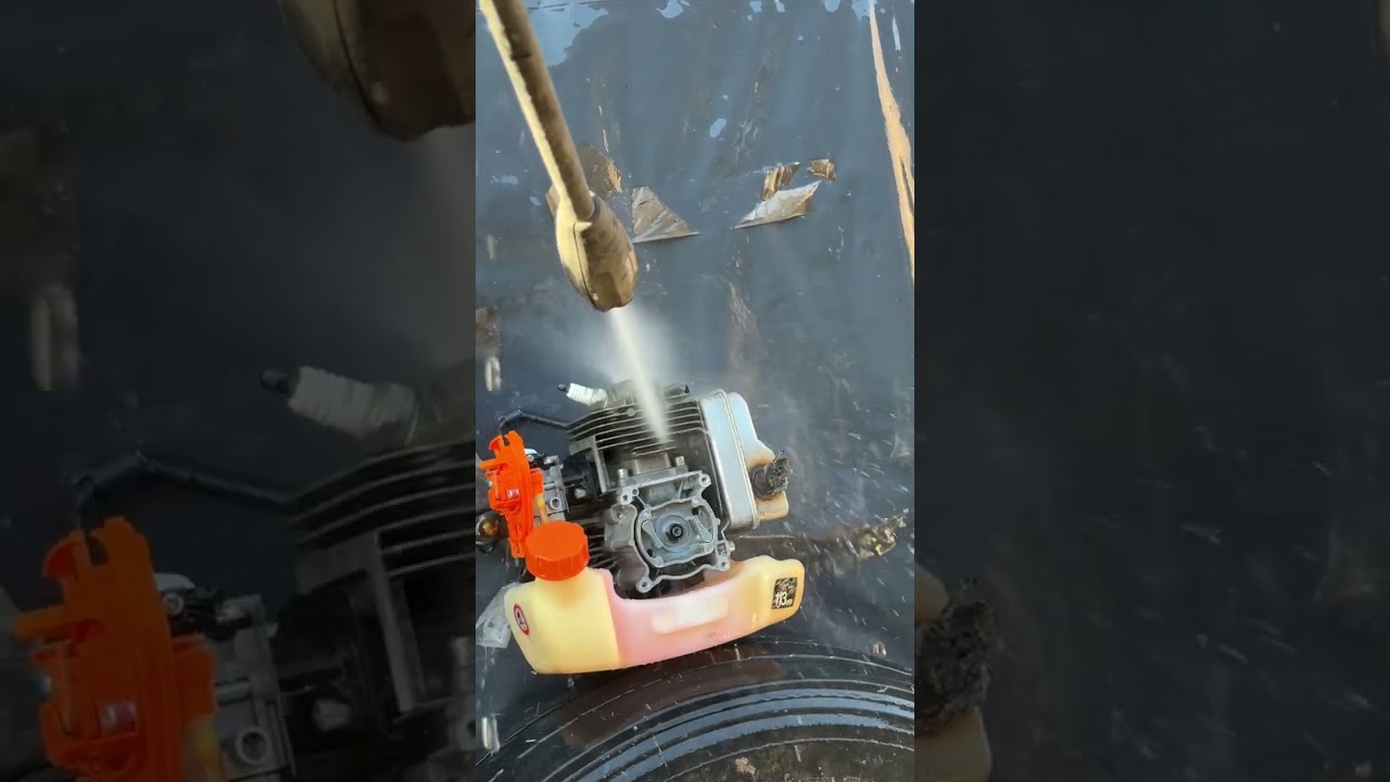 🧼 Lavado de motor = Más vida para tu desbrozadora 🔧