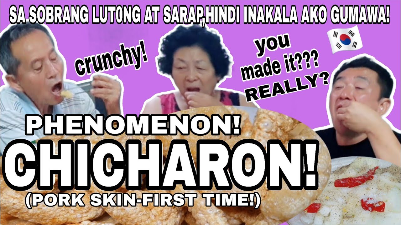 KOREAN SHOCKS  CHICHARON😲 ! HINDI MAKAPANIWALANG AKO MISMO GUMAWA NITO SA SARAP! | filipino food