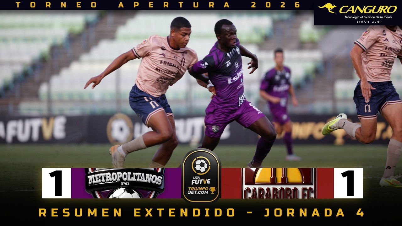 RESUMEN EXTENDIDO | Metropolitanos - Carabobo | Liga FUTVE Triunfobet