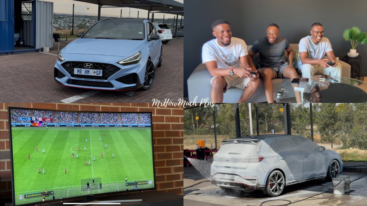 Еду на мой Hyundai i30N на мойку | Играю в FIFA с пацанами | Видеоблог | Выхлоп | Кофе