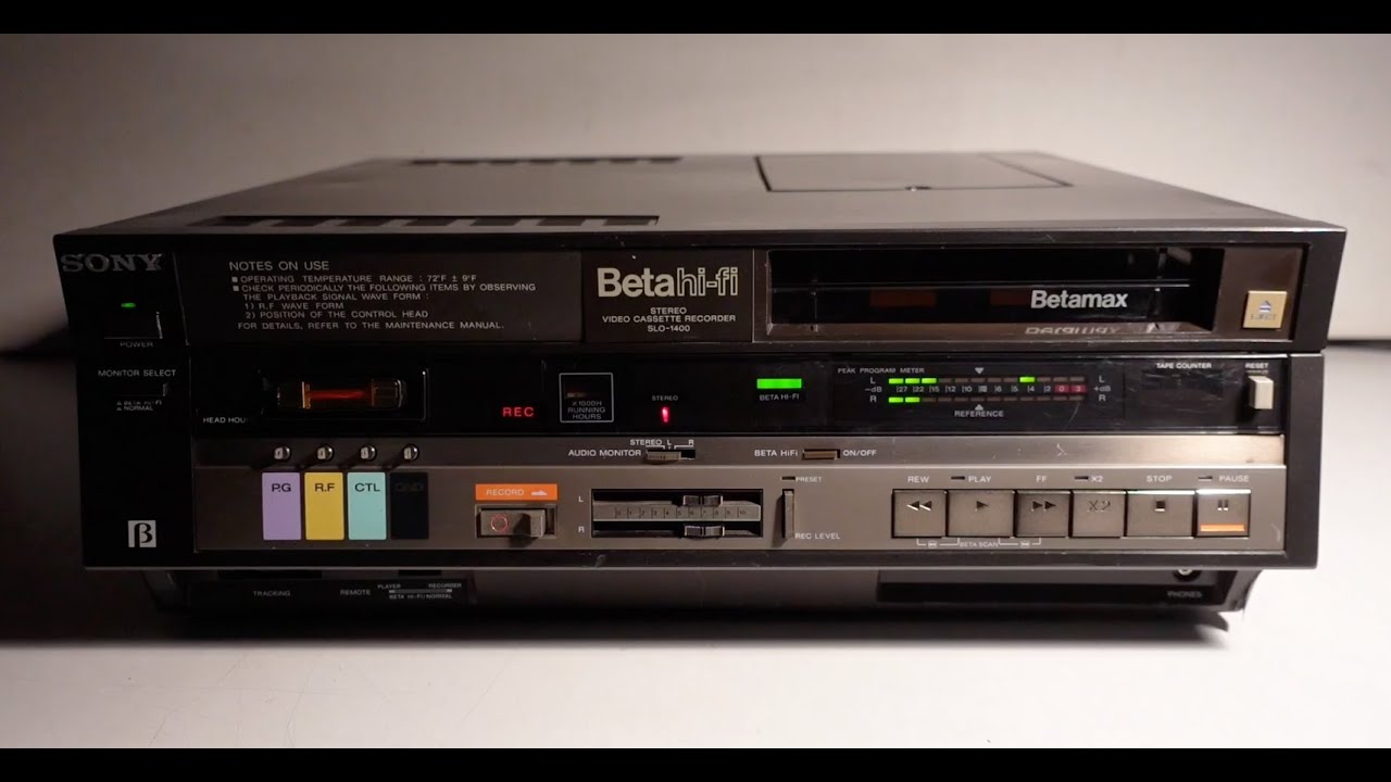 1984 SONY SLO-1400 Industrial Duplicator Beta hi-fi December 2024