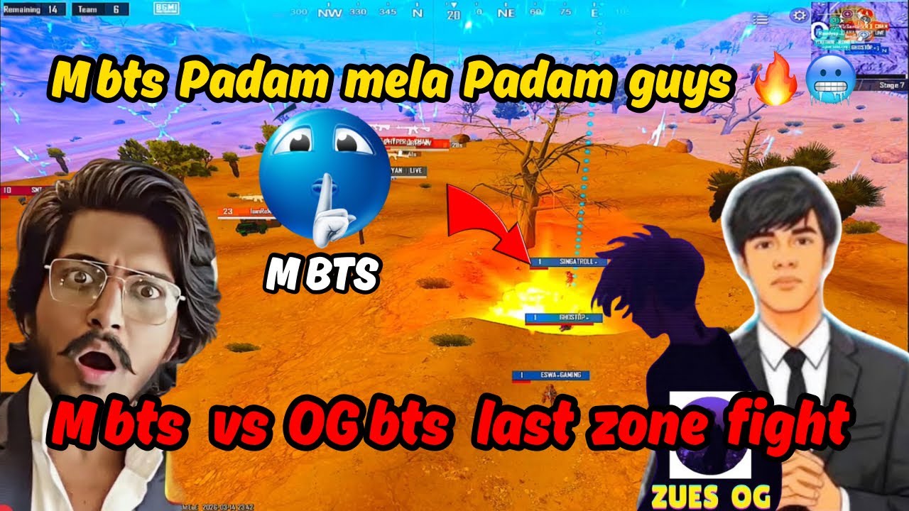 Mbts marana come back slot 2 😱 Mbts vs bts last zone fight #madanop #madan #botsquadwar #botsquad 