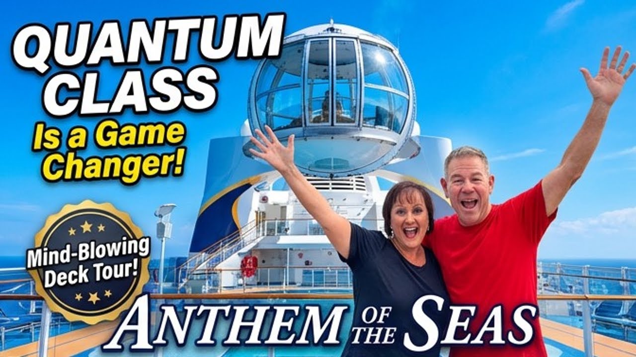 Royal Caribbean’s Anthem of the Seas - Complete Deck Tour & Room Tour of this Quantum Class Ship!