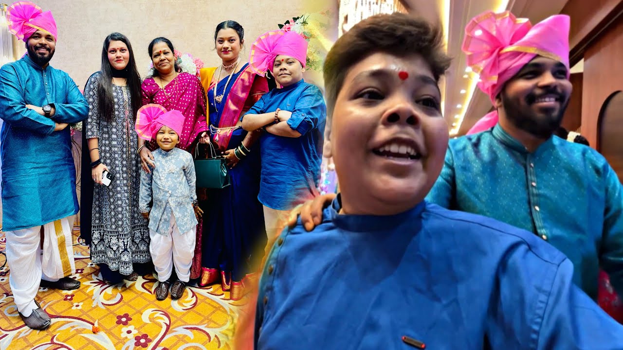लग्नात वरातीत Full on energy पूर्ण फॅमिली एकत्र😍मम्मी परत भडकली मंदार वर😤🤯