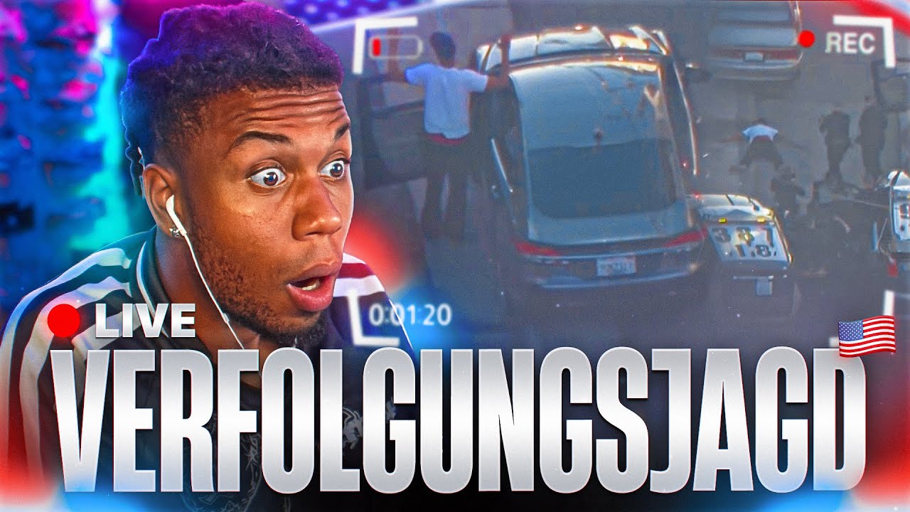 SO EIN VOLLIDIOT! 😂 LIVE VERFOLGUNGSJAGD IN LOS ANGELES! 😳