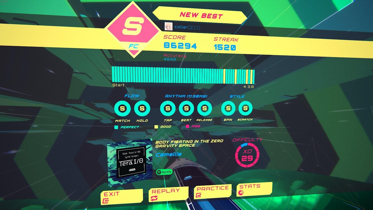 「Spin Rhythm XD」 Camellia - Body F10Ating in the Zero Gravity Space [XD] FC