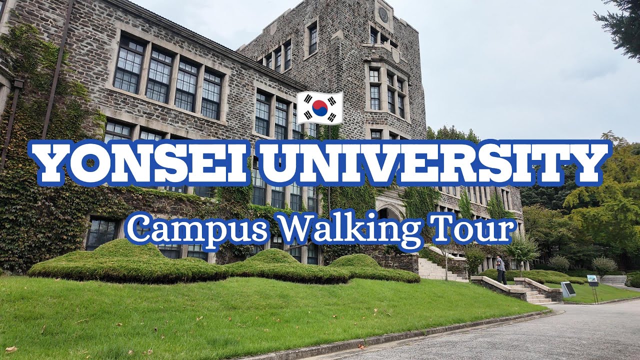 Walk with me on Yonsei Campus [4K] Walking in Seoul