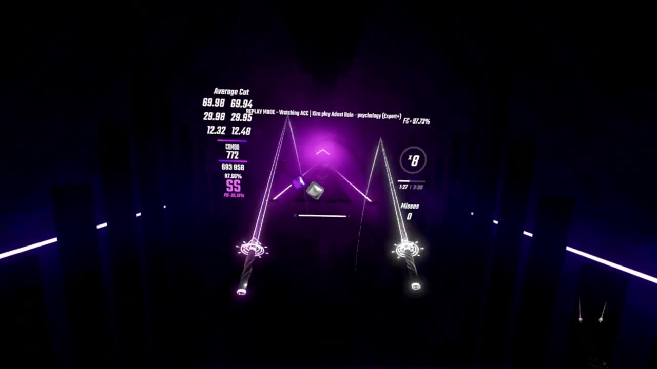 Beat Saber | Adust Rain - psychology | Expert+ 97.71% FC