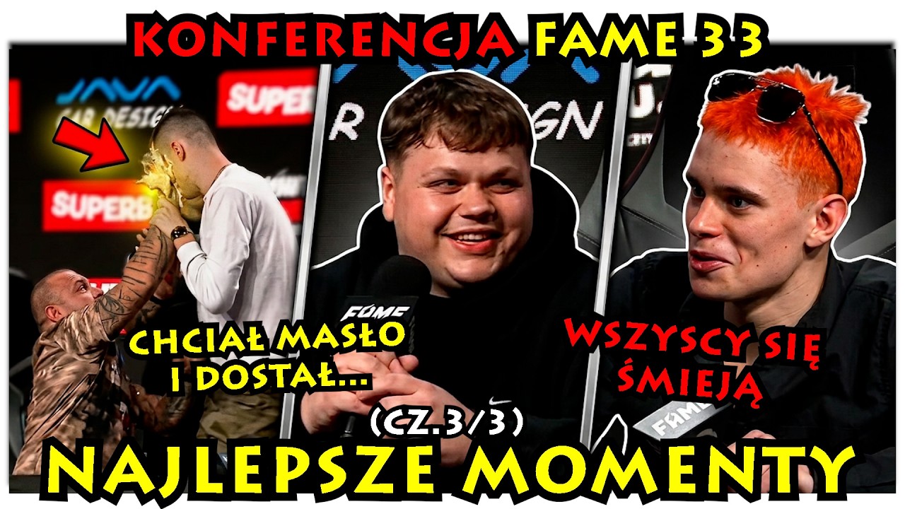 Cały panel ma BĘKĘ z Bad Boy Jr- KONFERENCJA FAME 33- NAJLEPSZE MOMENTY (3/3)