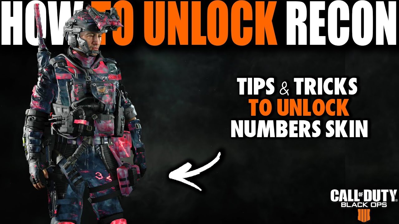 How to Unlock the Numbers Outfits for RECON in Black Ops 4 Blackout Fast & Easy