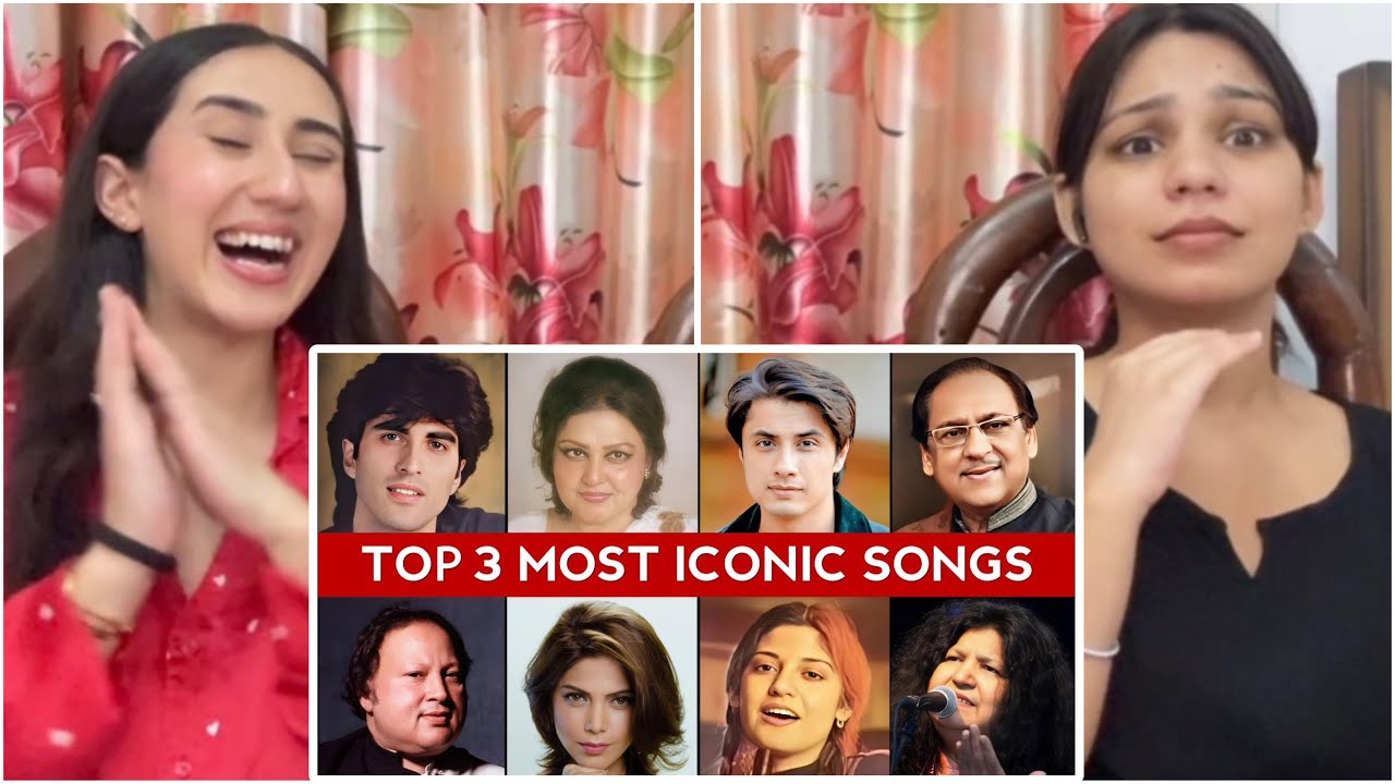 Indian Reaction to Top 3 Most Iconic Songs By Pakistani Singers (Part 1)