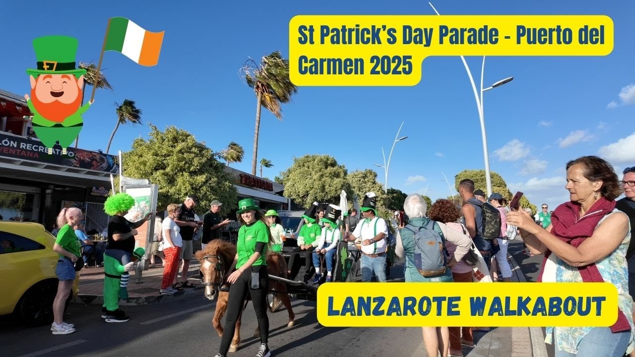 St Patrick's Day Parade in Puerto del Carmen, Lanzarote (2025)