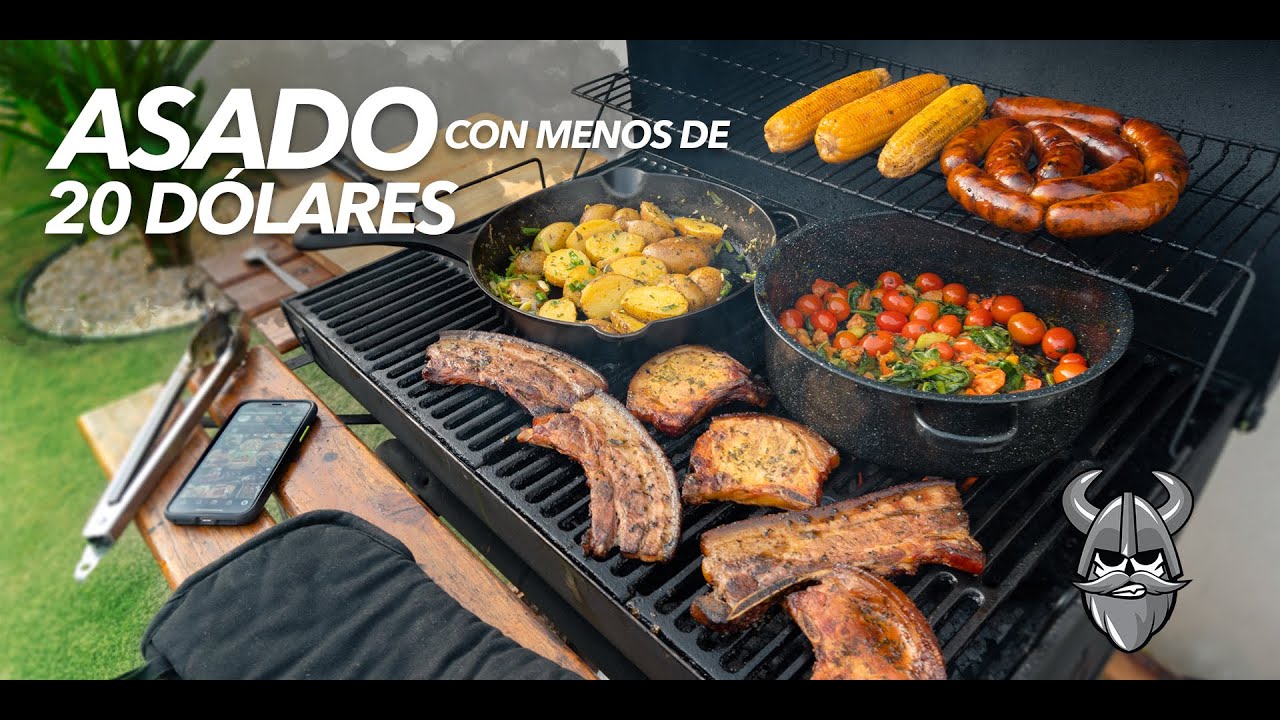 ASADO ECONOMICO | Asado con menos de 20 DOLARES para 4 personas | ASADO BBB - MACHO CARNIVORO