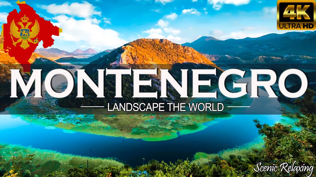 FLYING OVER MONTENEGRO (4K UHD) - Relaxing Music Along With Beautiful Nature Videos - 4K Video HD