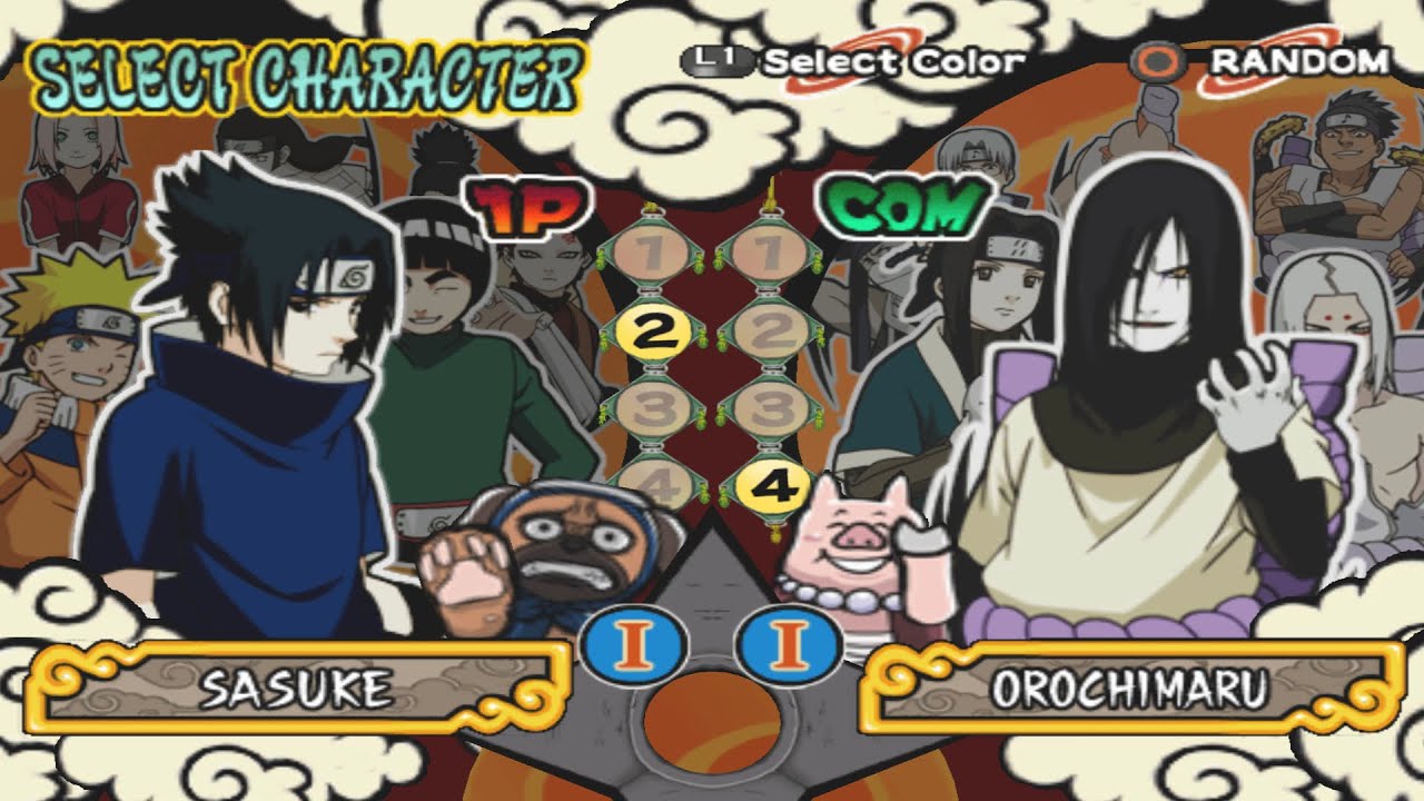 Equipe Kakashi (Clássico) VS Os Lendários Sannin (INSANE) - Naruto Shippuden Ultimate Ninja 4