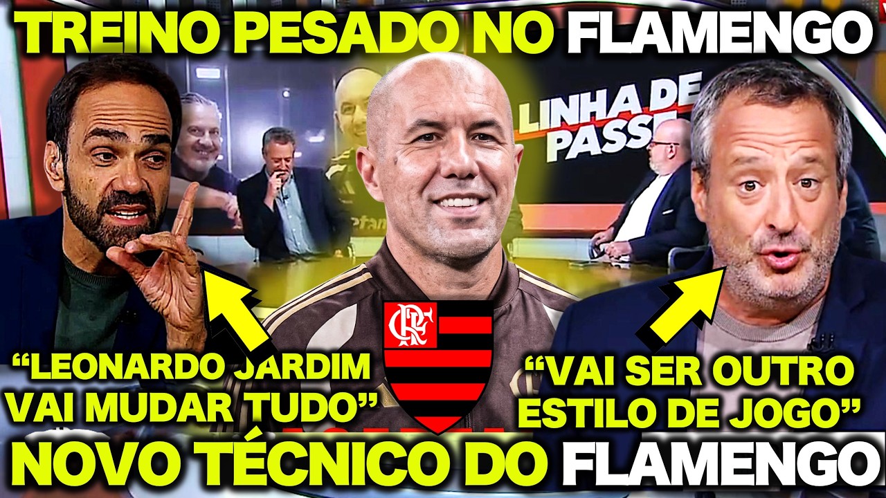 🚨 TREINO PESADO de LEONARDO JARDIM no FLAMENGO ! 