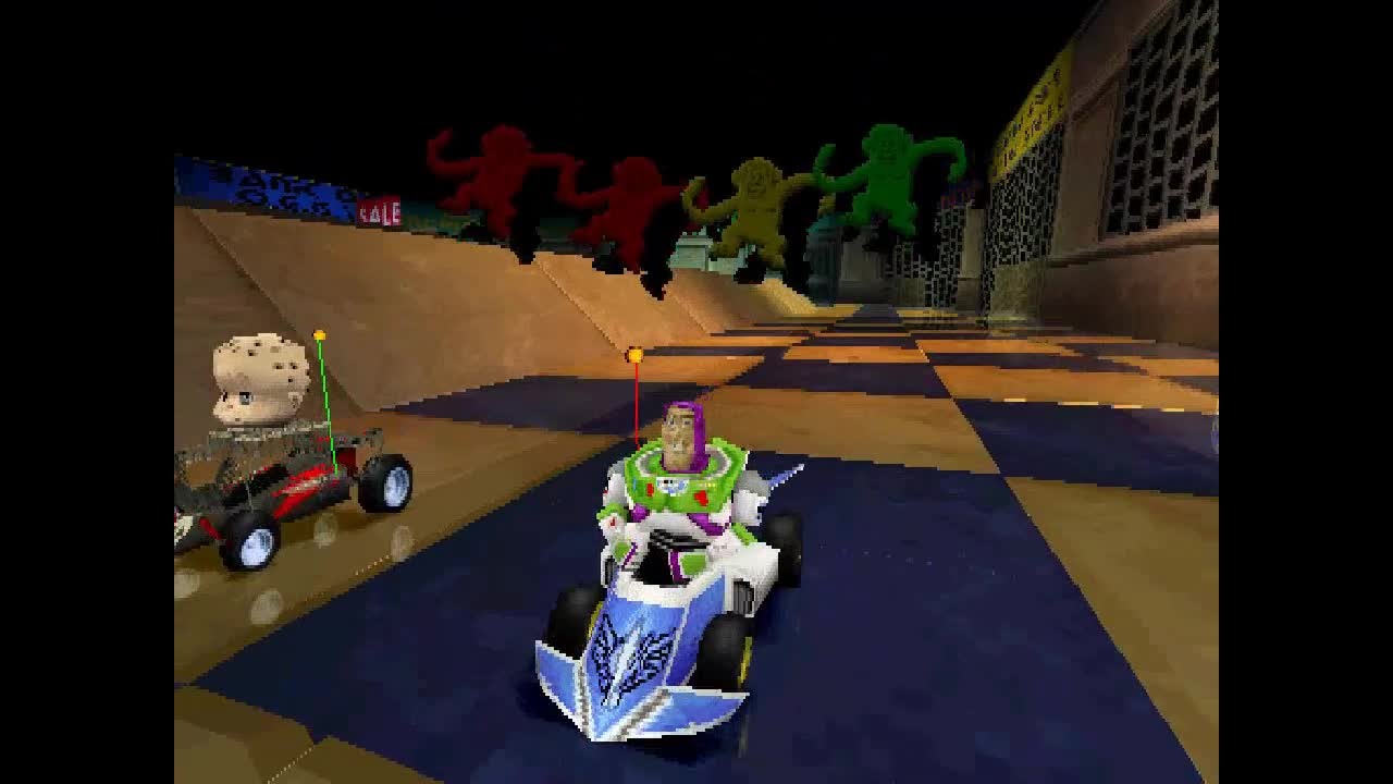 Toy Story Racer ... (PS1) Gameplay