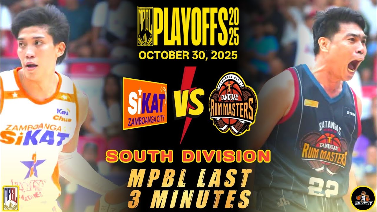 MPBL PLAYOFFS DO OR DIE LAST 3 MINUTES: ZAMBOANGA VS BATANGAS CITY (OCTOBER 30, 2025)