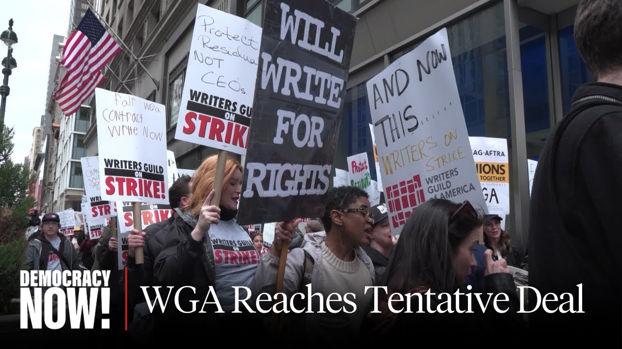 Striking Hollywood Writers Reach Tentative Deal with Studios After 146 Days on Picket Line