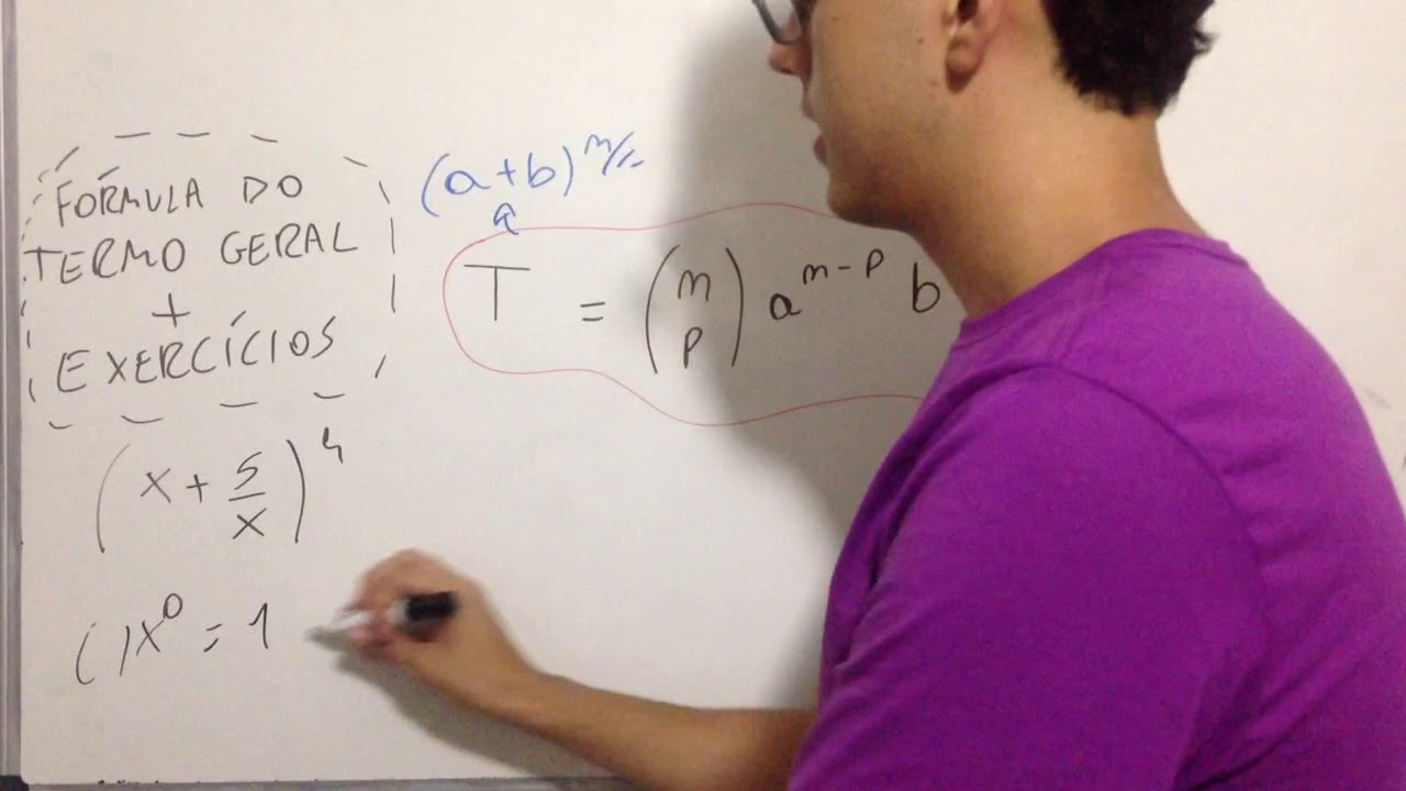 Fórmula do Termo Geral e Exercícios - Binômio de Newton