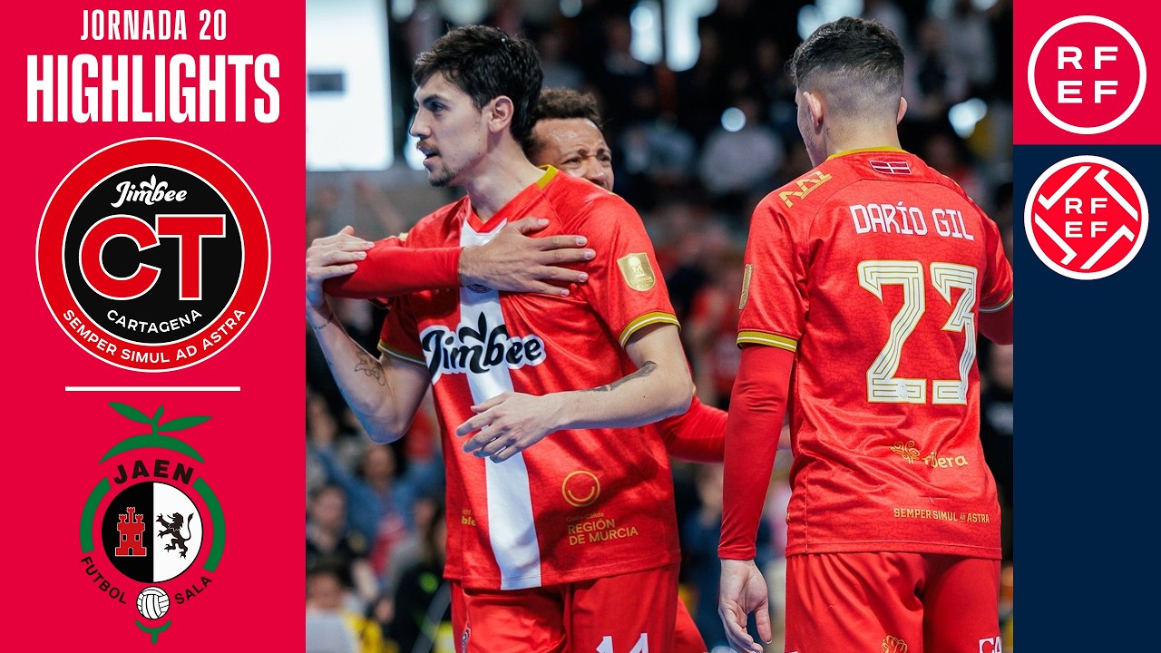 Resumen #PrimeraDivisiónFS | Jimbee Cartagena Costa Cálida 5-2 Jaén Paraíso Interior | Jornada 20