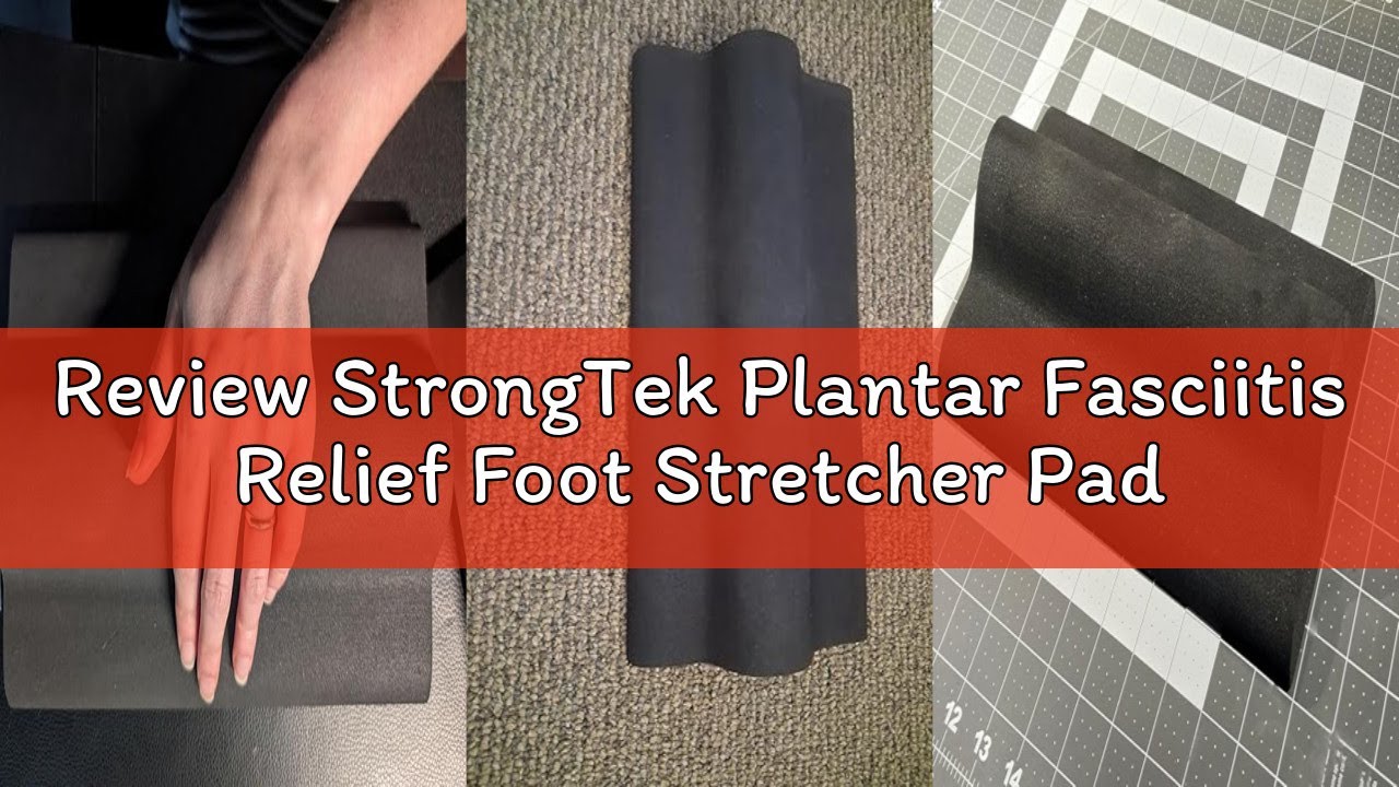 Review StrongTek Plantar Fasciitis Relief Foot Stretcher Pad, High-Density EVA Calf Stretching Block