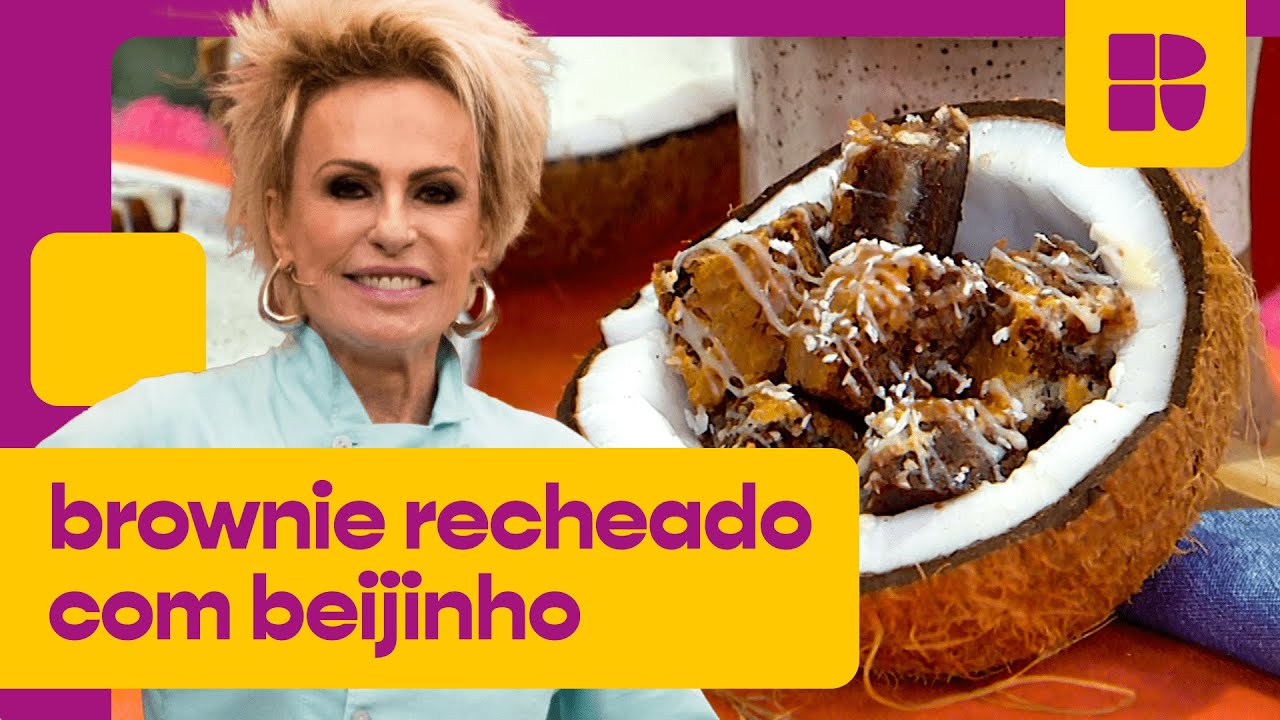 Brownie recheado com beijinho! | Mais Você