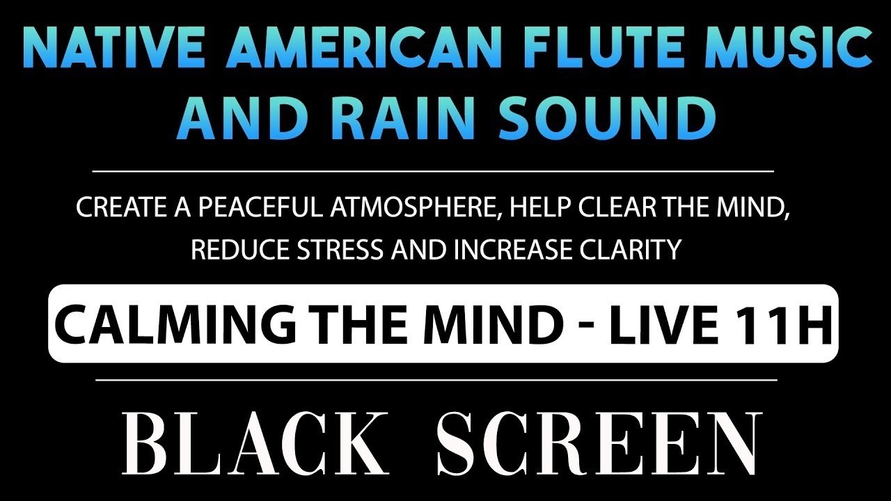 Native American Flute Music with Rain Sounds | Perfect for Calming the Mind and Enhancing Focus