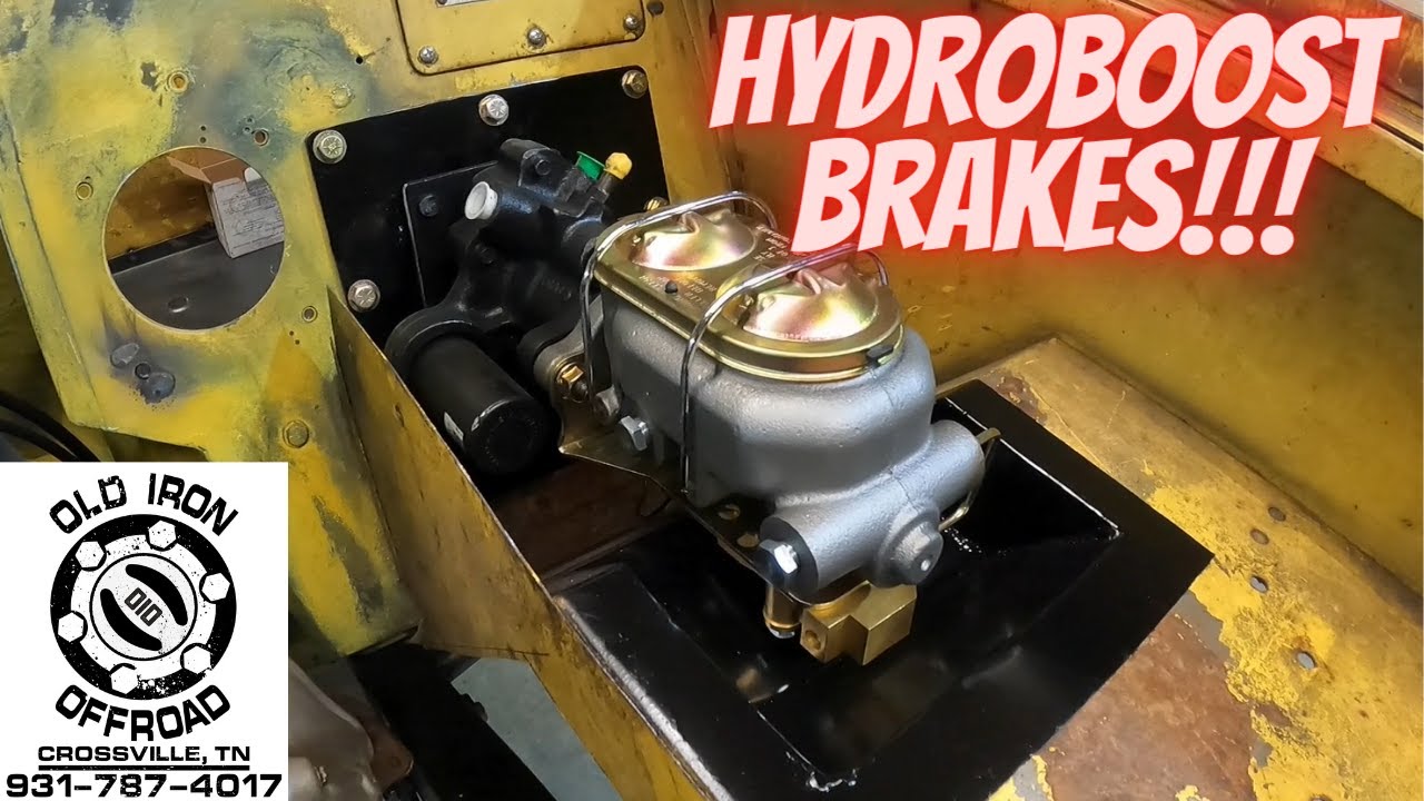 One ton International Scout Off-road build Series (part 3) Big Bird gets Hydroboost brakes