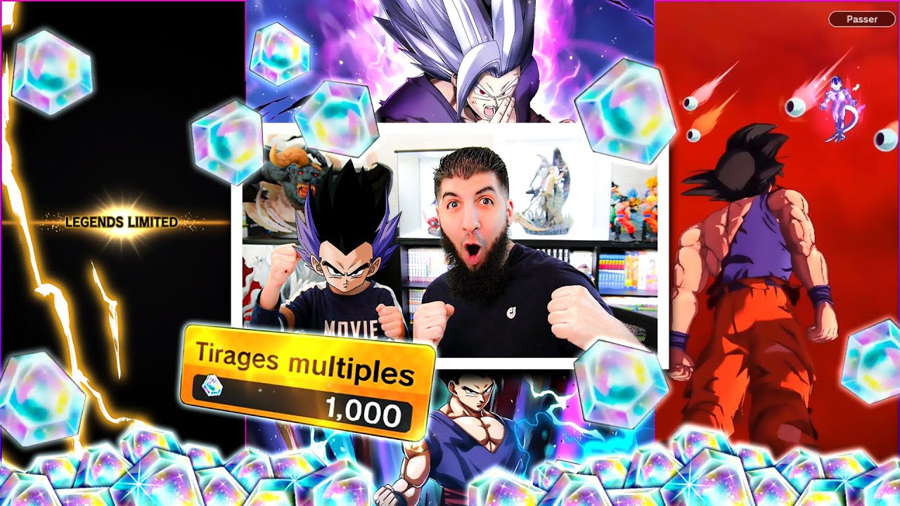 DINGUERIE !!! Ultime DUEL INVOCATION GOHAN BEAST VS mon Fils ! DB LEGENDS