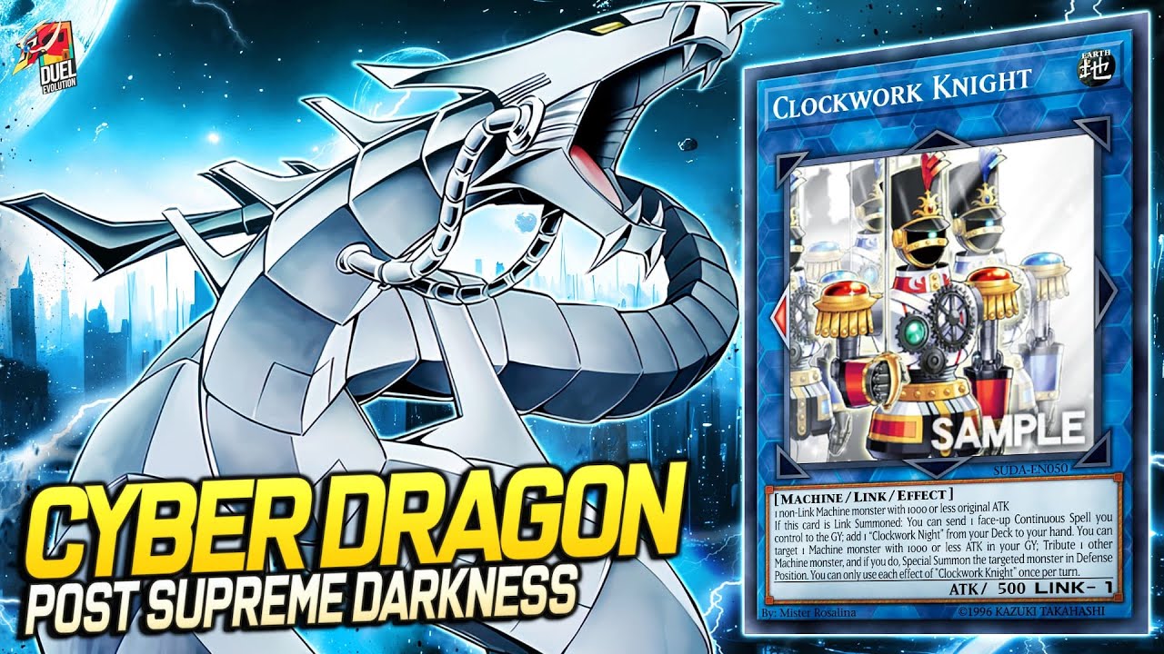 Deck Cyber Dragon Post Supreme Darkness | EDOPRO | Replays 🎮 + Decklist ✔️
