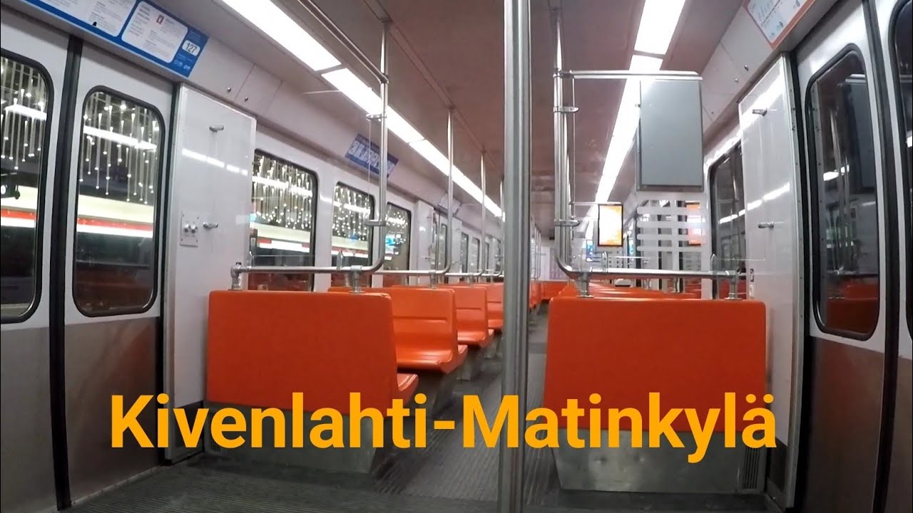 Riding On The Newly Opened Länsimetro Phase 2 | Kivenlahti-Matinkylä