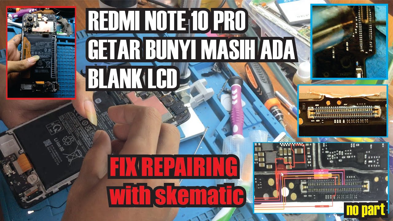 Redmi note 10 pro blank display